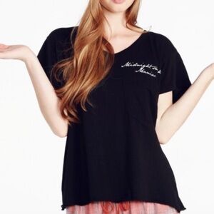 Wildfox Graphic Black Tee - M